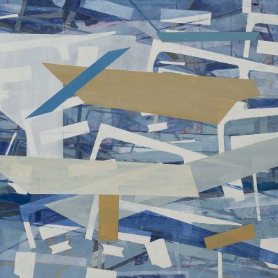"Groundswell", acrylic on panel, 2026, 24x24".